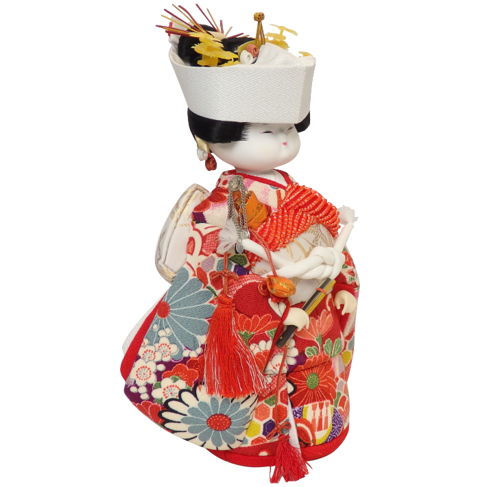 木目込人形 花嫁さん_大 形山作【人形堂】