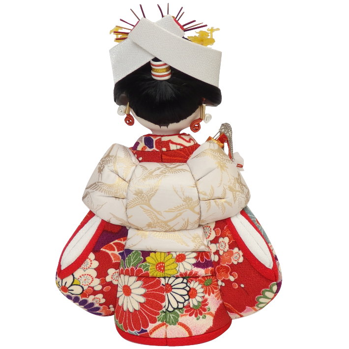 木目込人形 花嫁さん_大 形山作【人形堂】