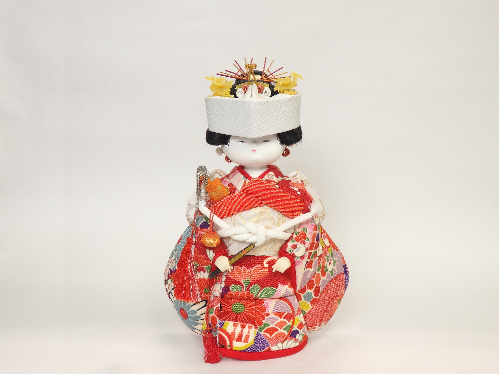 木目込人形 花嫁さん_大 形山作【人形堂】