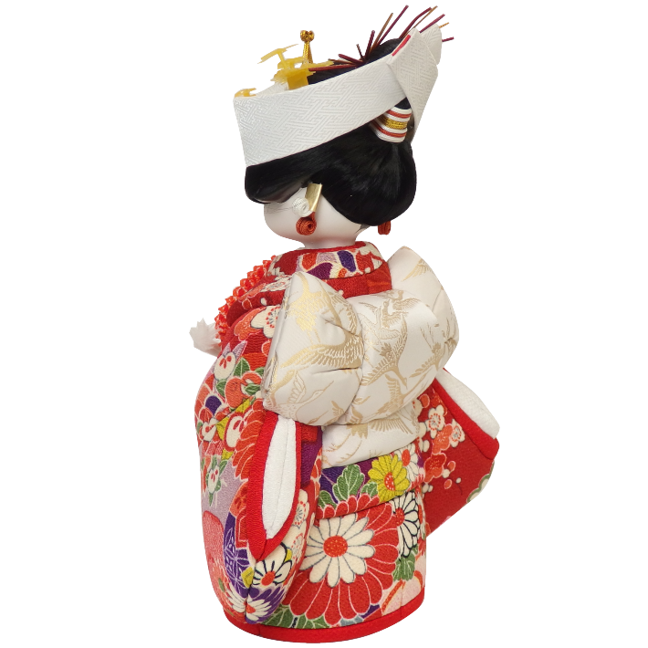 木目込人形 花嫁さん_大 形山作【人形堂】