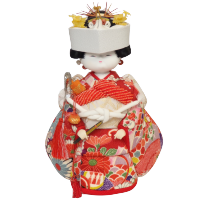 木目込人形 花嫁さん大 形山作【人形堂】