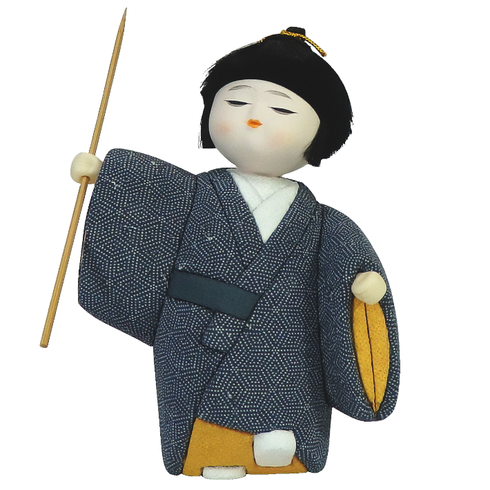 木目込人形 がき大将 形山作【人形堂】