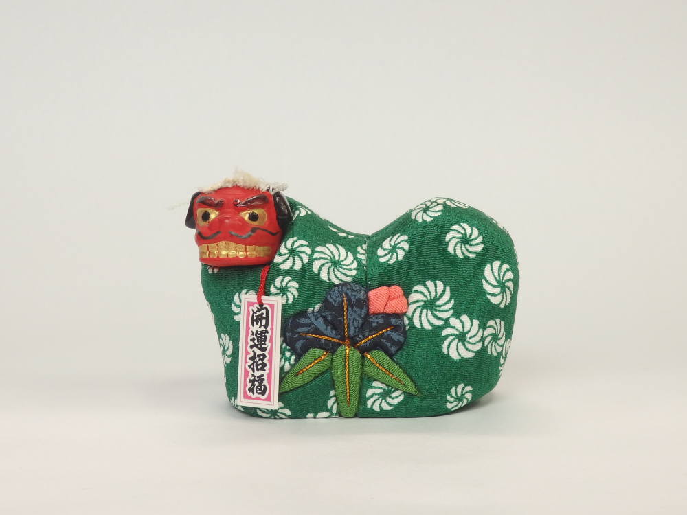 木目込人形 祝い獅子 形山作【人形堂】