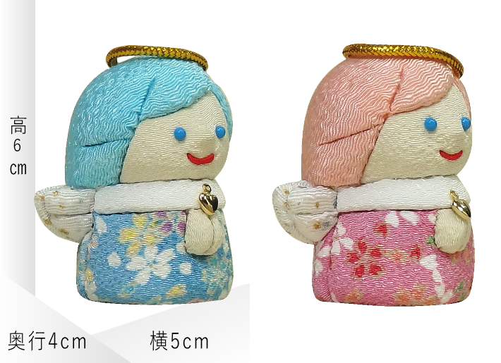 木目込人形 豆天使 形山作【人形堂】