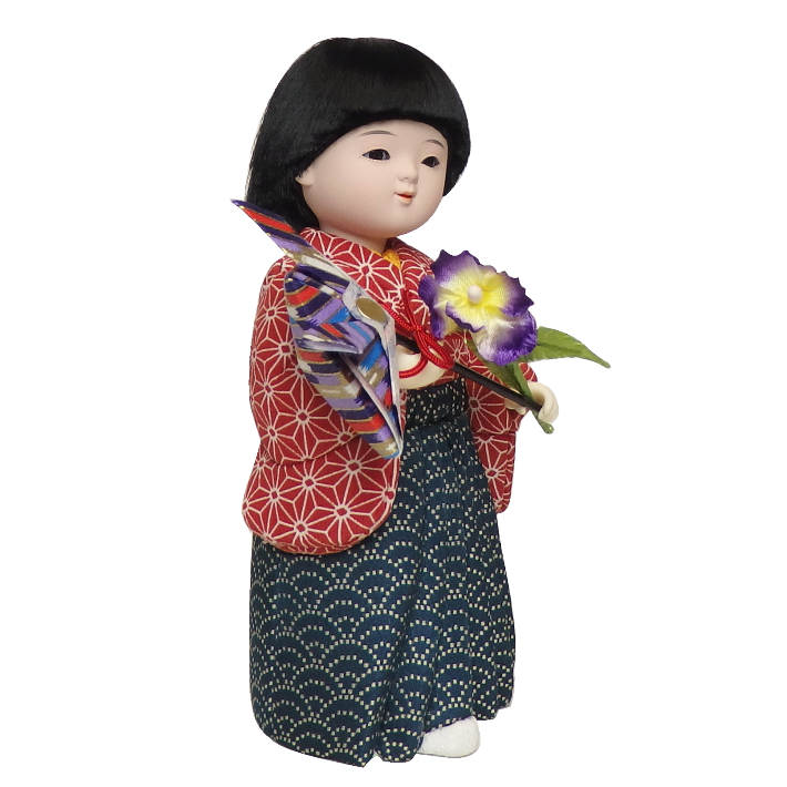 木目込人形 端午の準備 形山作【人形堂】