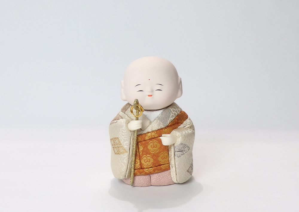 木目込人形 おしょうさん 形山作【人形堂】