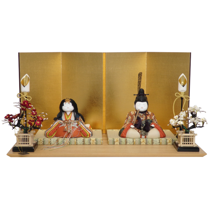 木目込み雛人形 若草 形山作【人形堂】