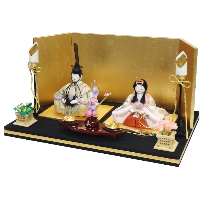 木目込み雛人形 葵丸雛 形山作【人形堂】