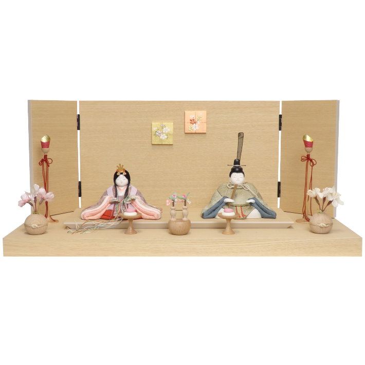 木目込み雛人形 蘭 形山作【人形堂】