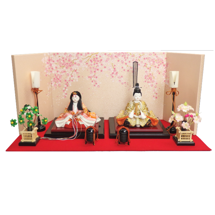 木目込み雛人形 優美雛 形山作【人形堂】