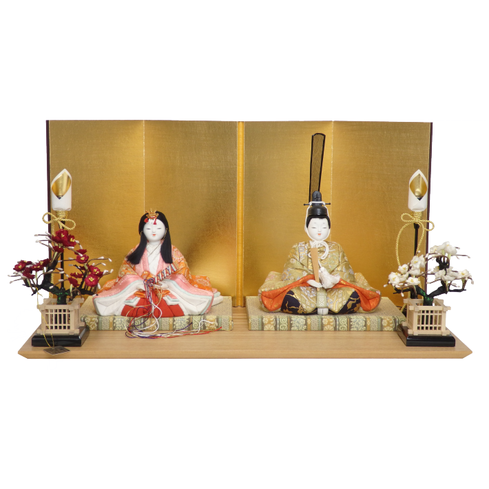 木目込み雛人形 優美雛 形山作【人形堂】