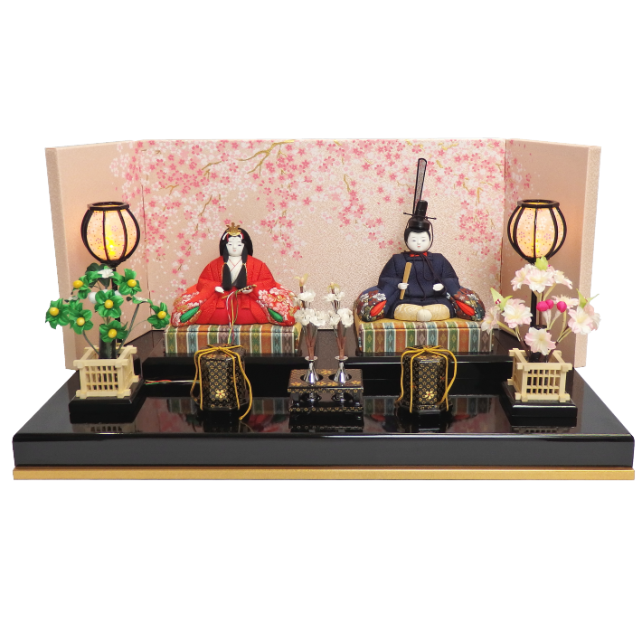 木目込み雛人形 秀光雛 形山作【人形堂】