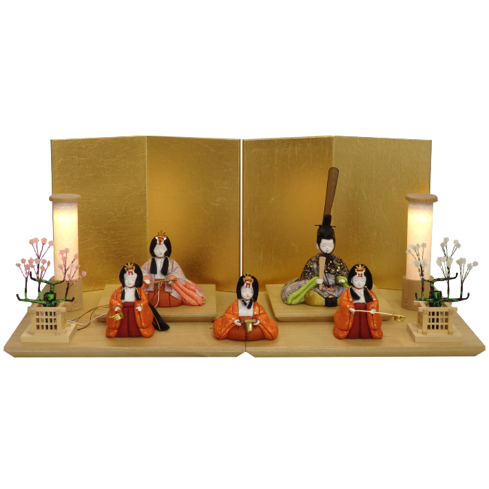 木目込み雛人形 宝徳雛 形山作【人形堂】