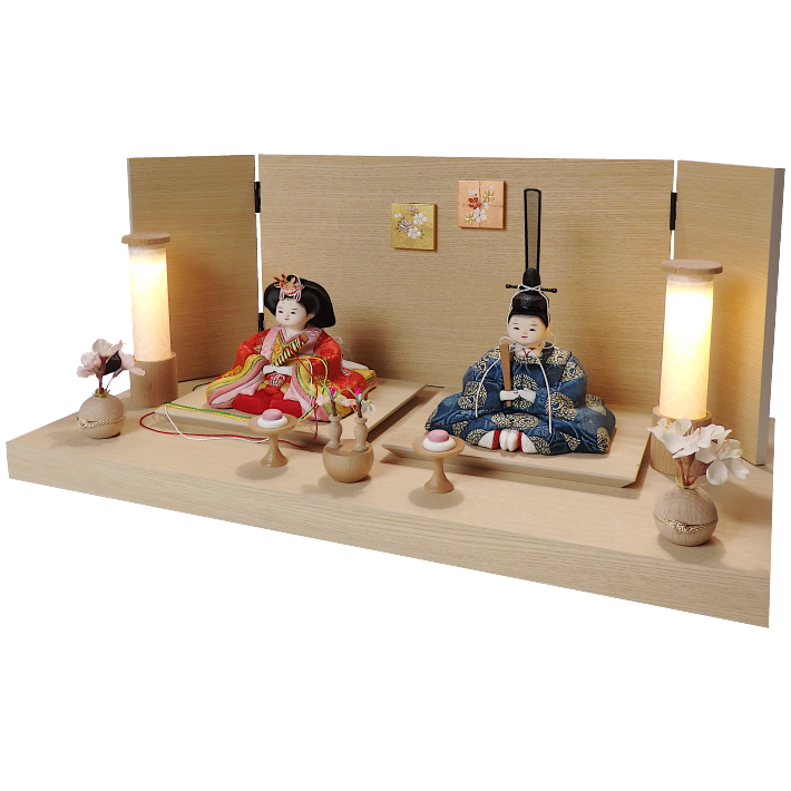 木目込み雛人形 おさな_有職 形山作【人形堂】