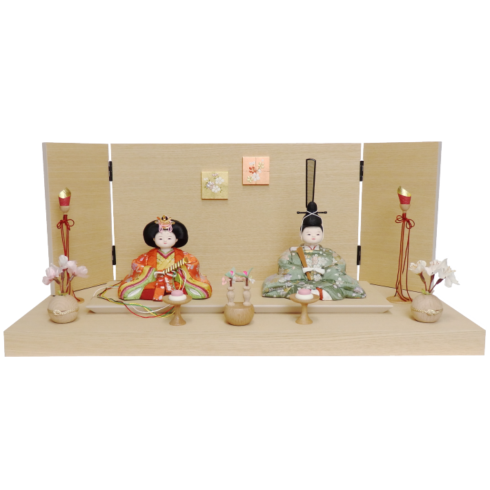 木目込み雛人形 おさな 形山作【人形堂】