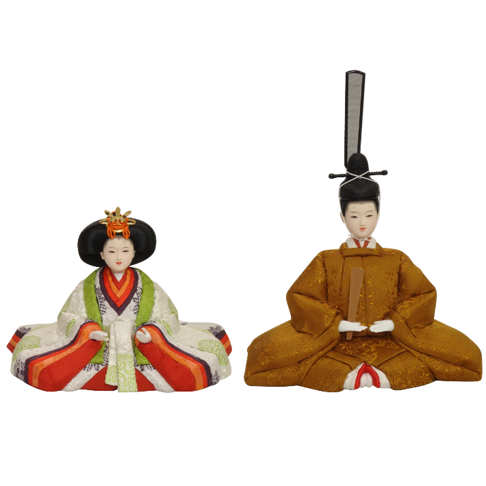 木目込雛人形 陽_令和御大礼 形山作【人形堂】