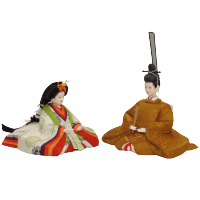 木目込み雛人形 陽_令和御大礼 形山作【人形堂】