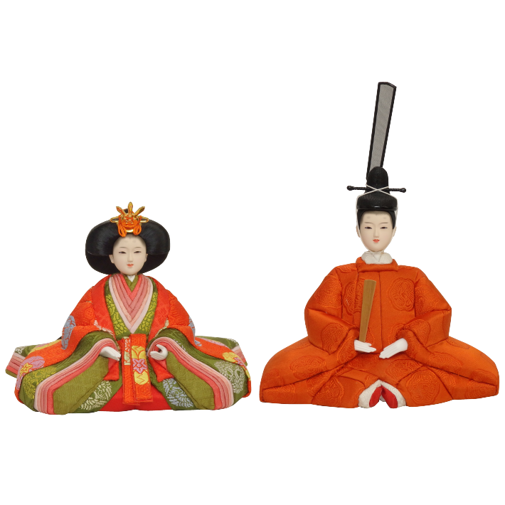 木目込雛人形 陽_皇嗣 形山作【人形堂】