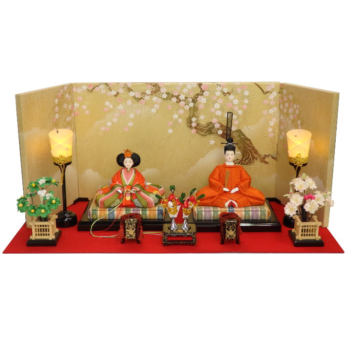木目込み雛人形 陽_皇嗣 形山作【人形堂】