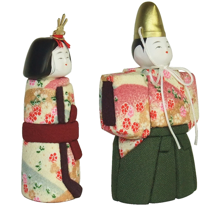 木目込み雛人形 小梅立雛 形山作【人形堂】