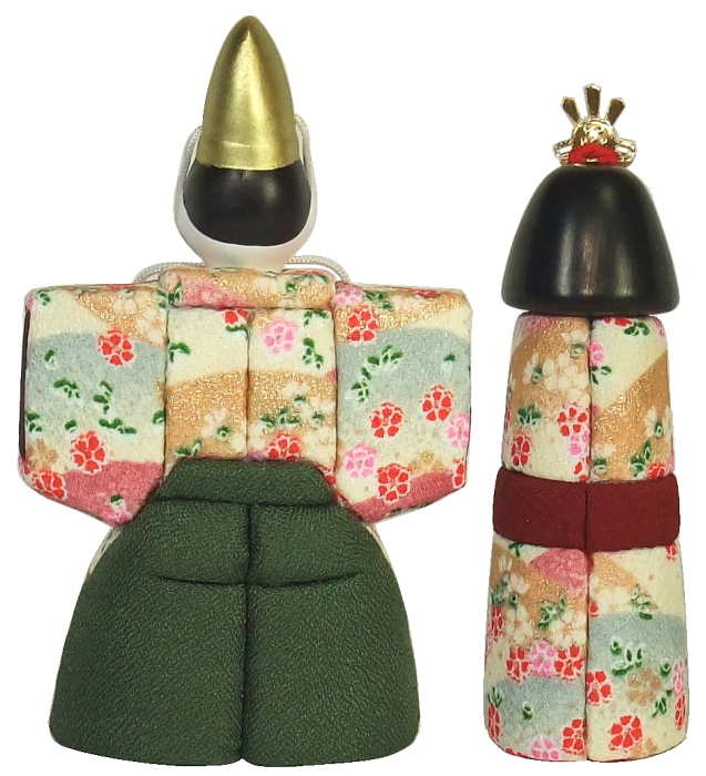 木目込み雛人形 小梅立雛 形山作【人形堂】