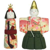 木目込み雛人形 小梅立雛 形山作【人形堂】