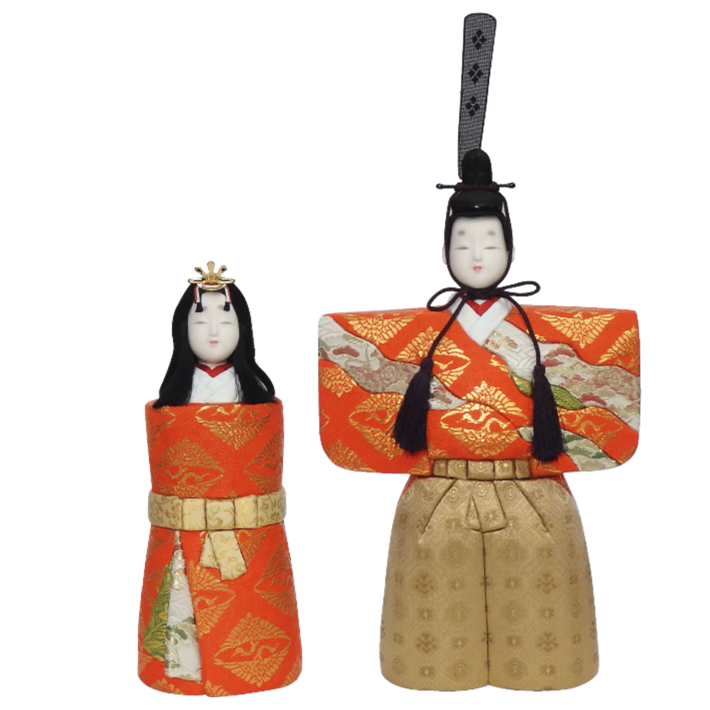 木目込雛人形 景竜立雛 形山作【人形堂】