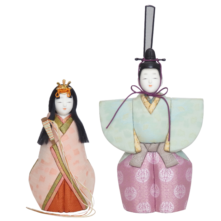 木目込雛人形 清風立雛 形山作【人形堂】
