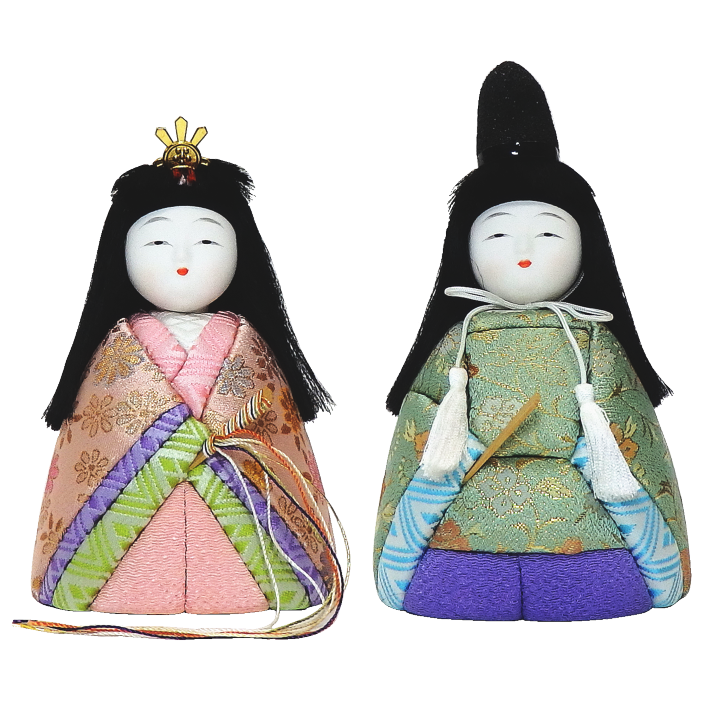 木目込雛人形 変り立雛 形山作【人形堂】