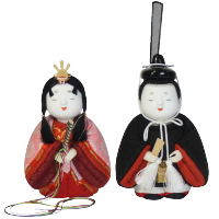 木目込み雛人形 福びな 形山作【人形堂】