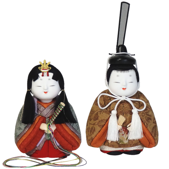 木目込雛人形 福びな_和 形山作【人形堂】