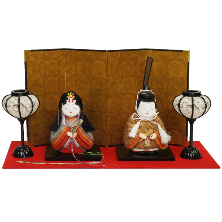 木目込雛人形 福びな_和 形山作【人形堂】