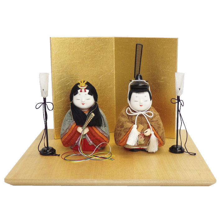 木目込雛人形 福びな_和 形山作【人形堂】