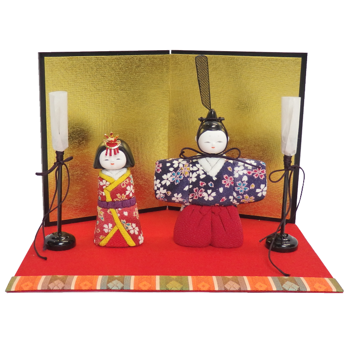 木目込み雛人形 芥子立雛 形山作【人形堂】