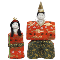 木目込み雛人形 安和立雛 形山作【人形堂】