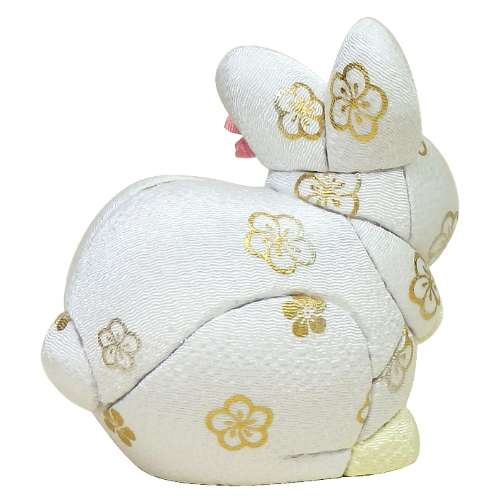 木目込人形 干支人形 卯 花うさぎ【人形堂】